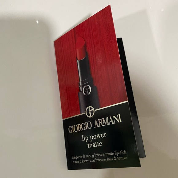 Giorgio Armani Lip Power Matte 3 Shades- True 111,Four Hundred 400,Dramatic 603 - Picture 1 of 3